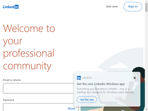 Is linkedin.com down?