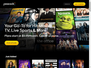 Is peacocktv.com down?