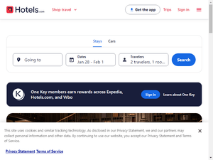 Is hotels.com down?