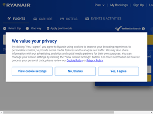 Is ryanair.com down?