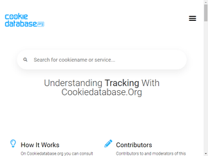 Image of cookiedatabase.org