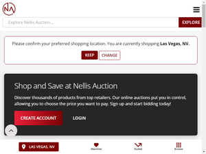 Is nellisauction.com down?