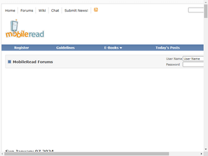 Is mobileread.com down?