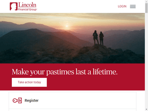Is lincolnfinancial.com down?