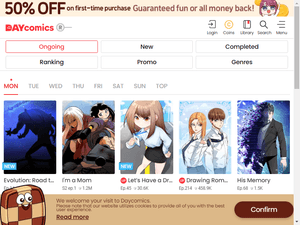 Is daycomics.com down?