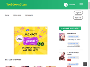 Is webtoonscan.com down?